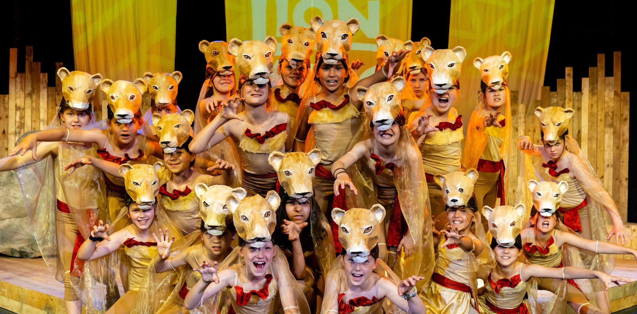 KES Bath students in Lion King production