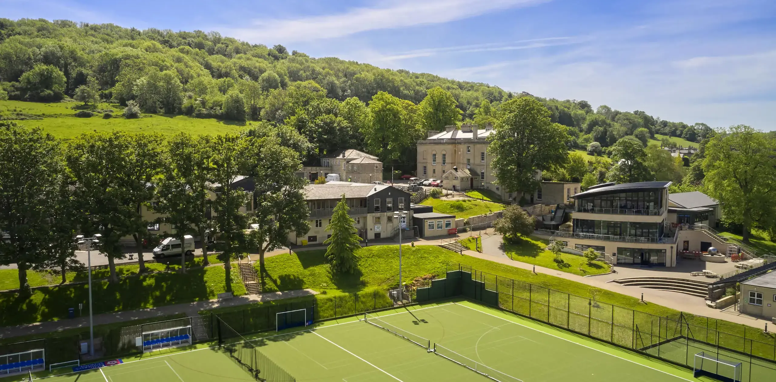 Exterior photograph of KES Bath campus