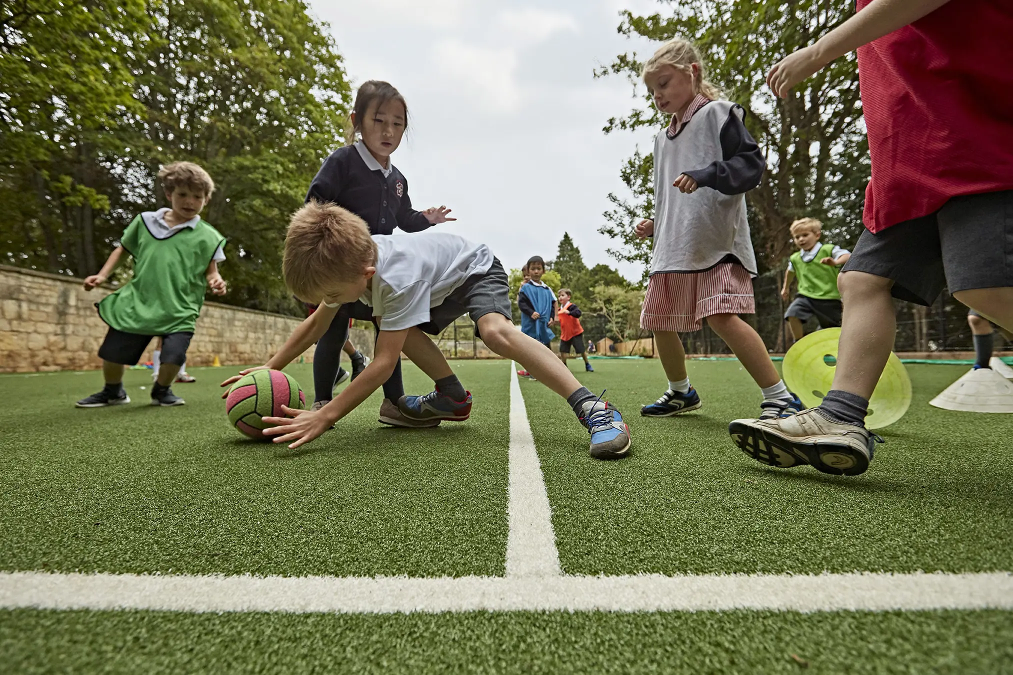 KES Bath pupils playing football